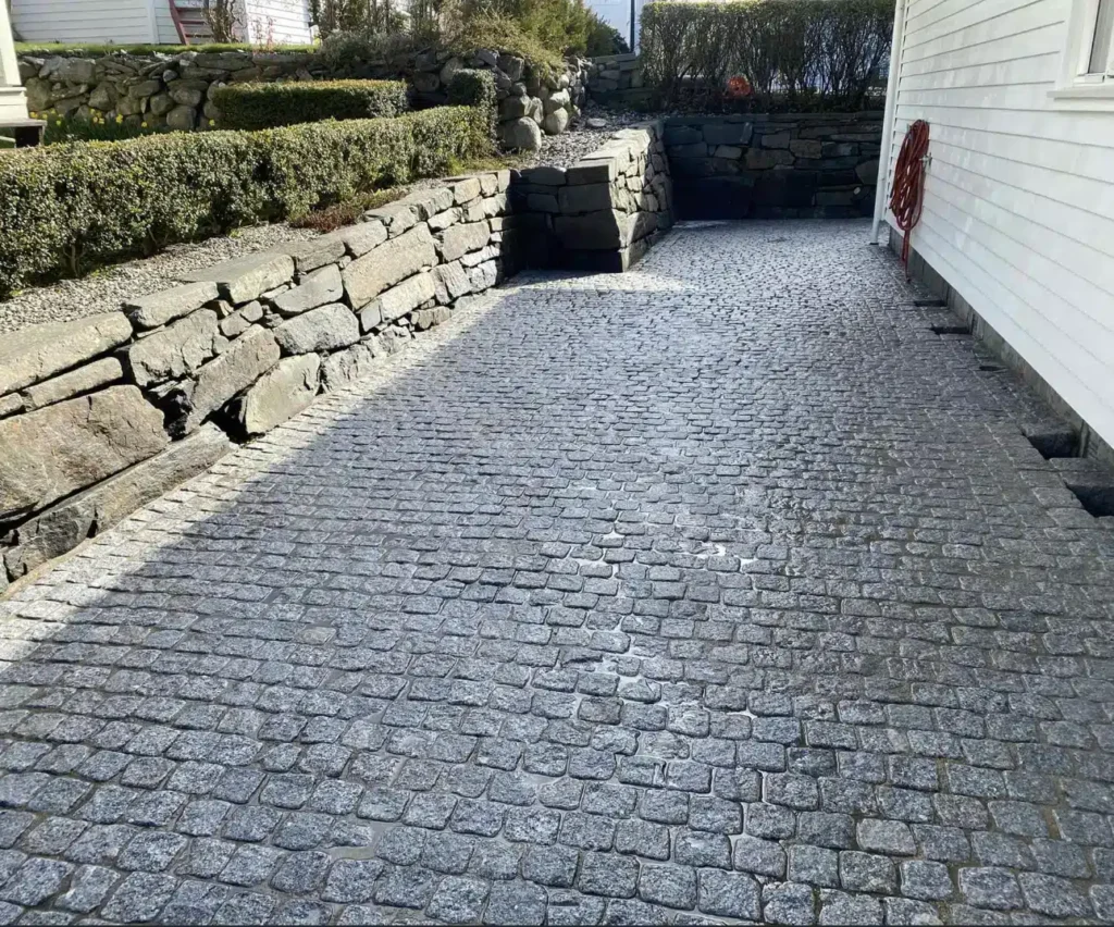 Vasket uteareal
